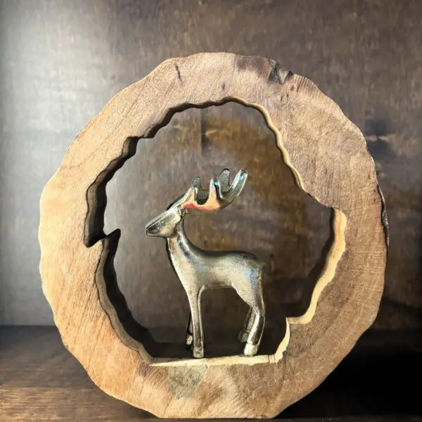 Deko Holz Hirsch
