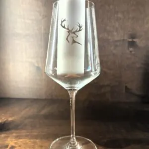 Red Wine Glass Stag