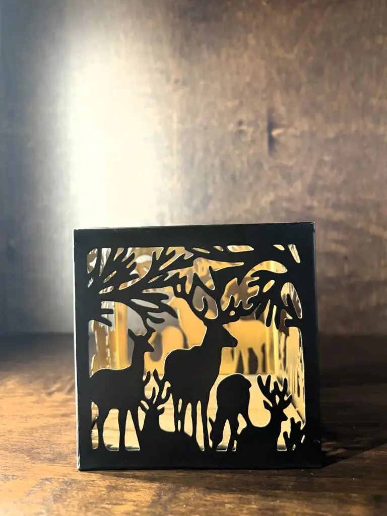 Windlicht Hirschfamilie Klein