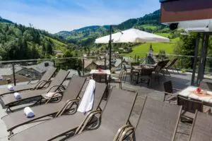 Wellness-Terrasse im Hotel Wagrainerhof