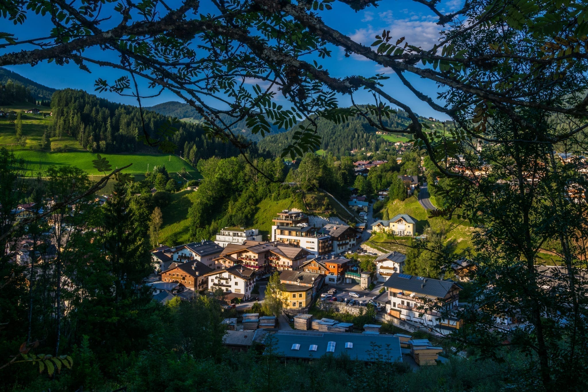 ausblick auf Wagrain