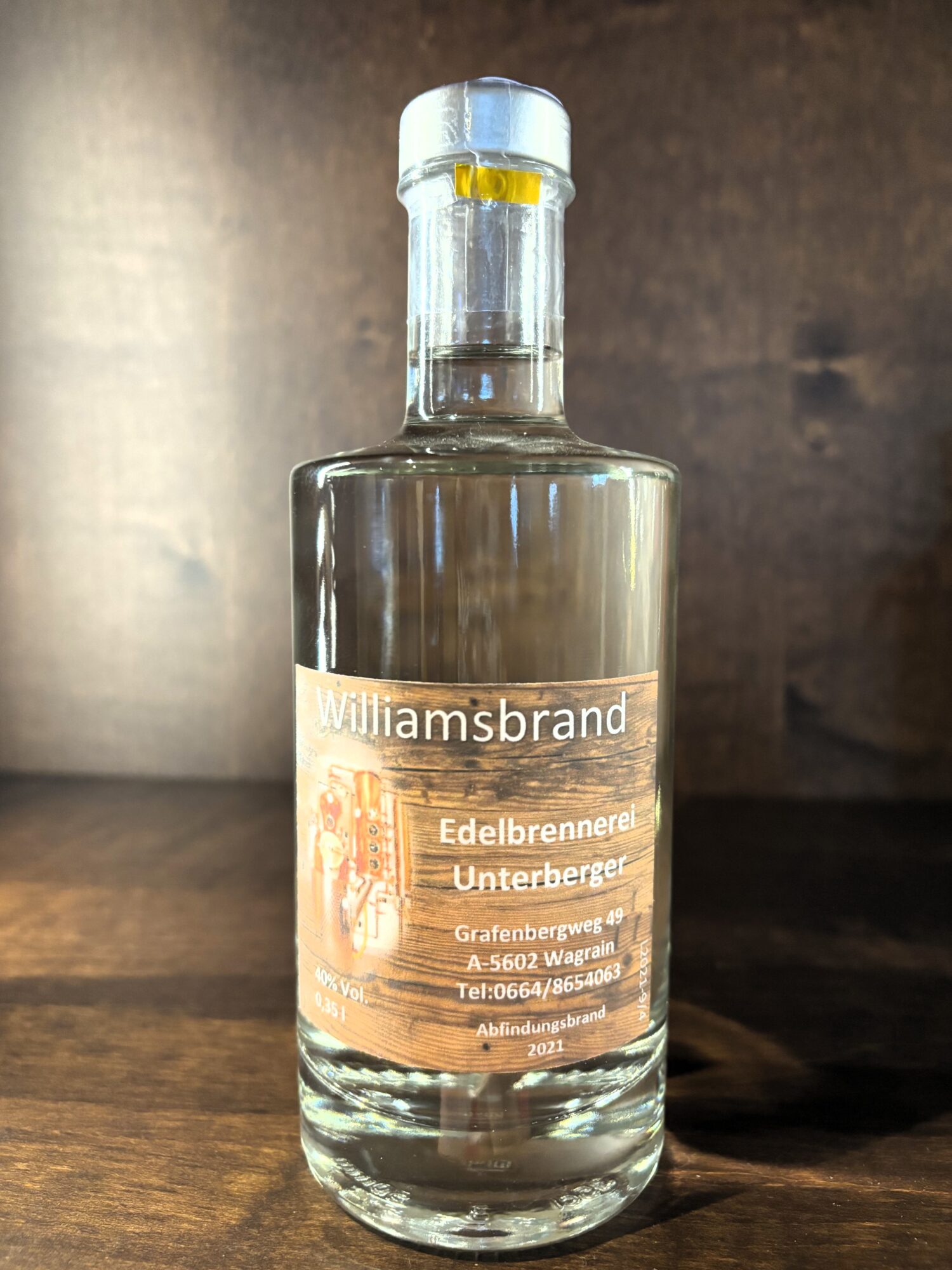 Williams pear brandy 0.35 l