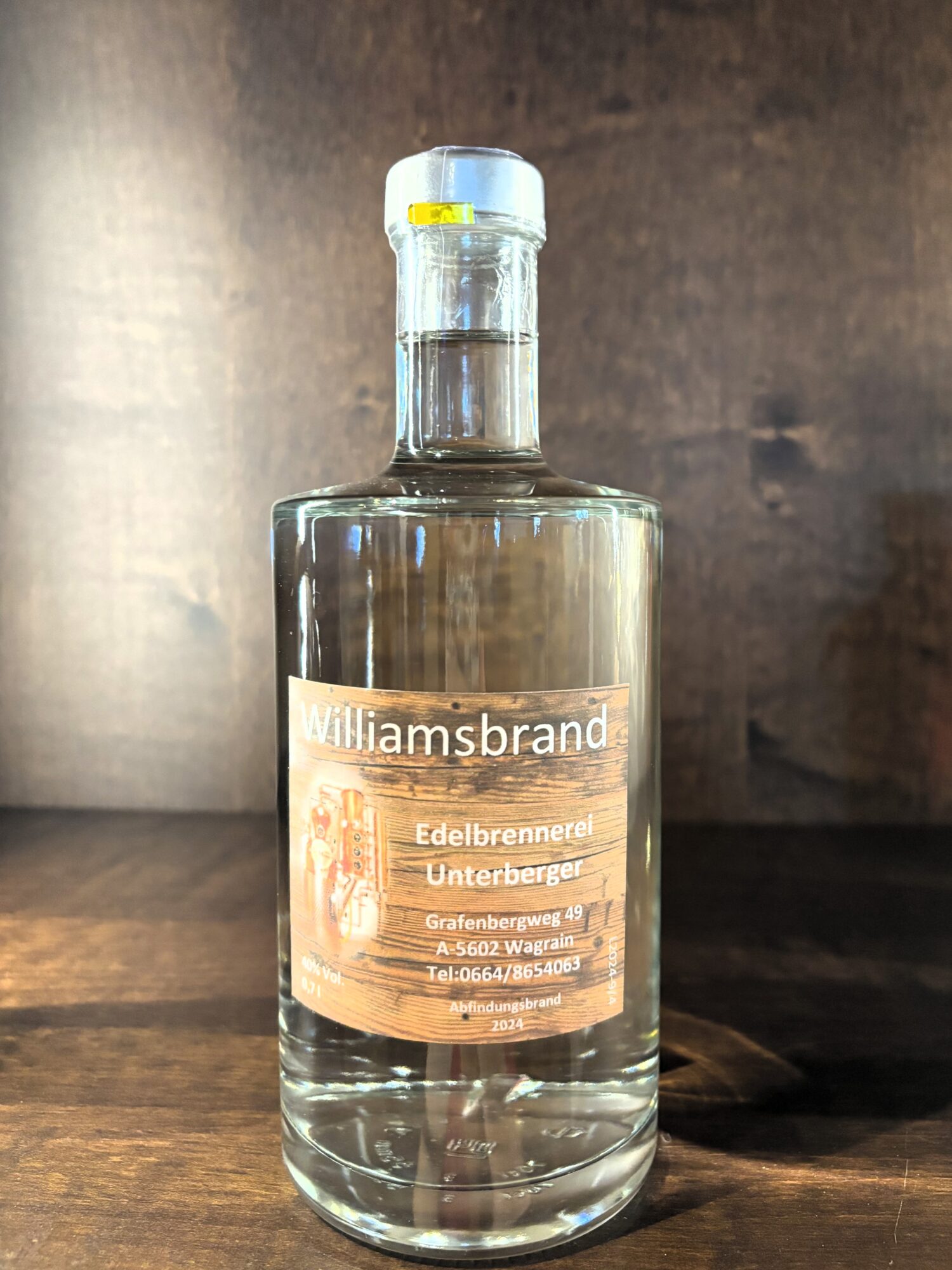 Williams pear brandy 0.7 L