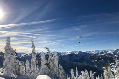 Paragleiten - Winterurlaub in Wagrain